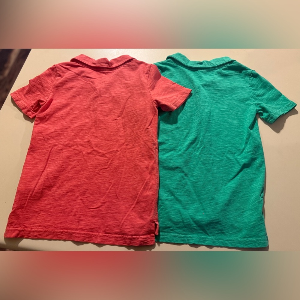 Carters Simple Joys Pair of 5T Polo Shirts - Picture 4 of 8
